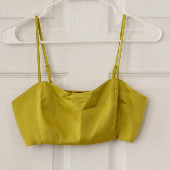 House of Harlow Satin Crop Top, Size XS - Picture 2 of 9